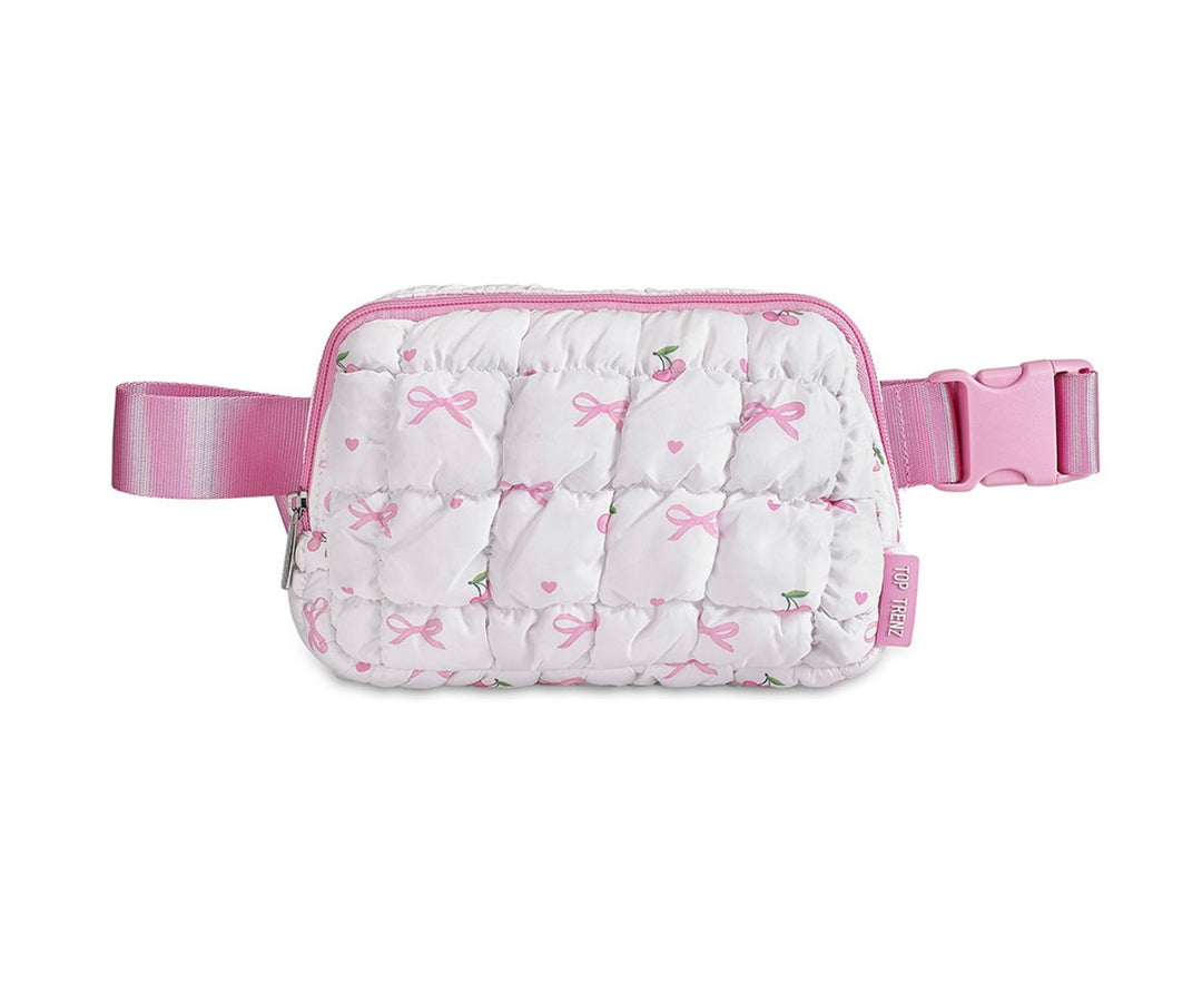 Bow & Cherry Puffer Crossbody