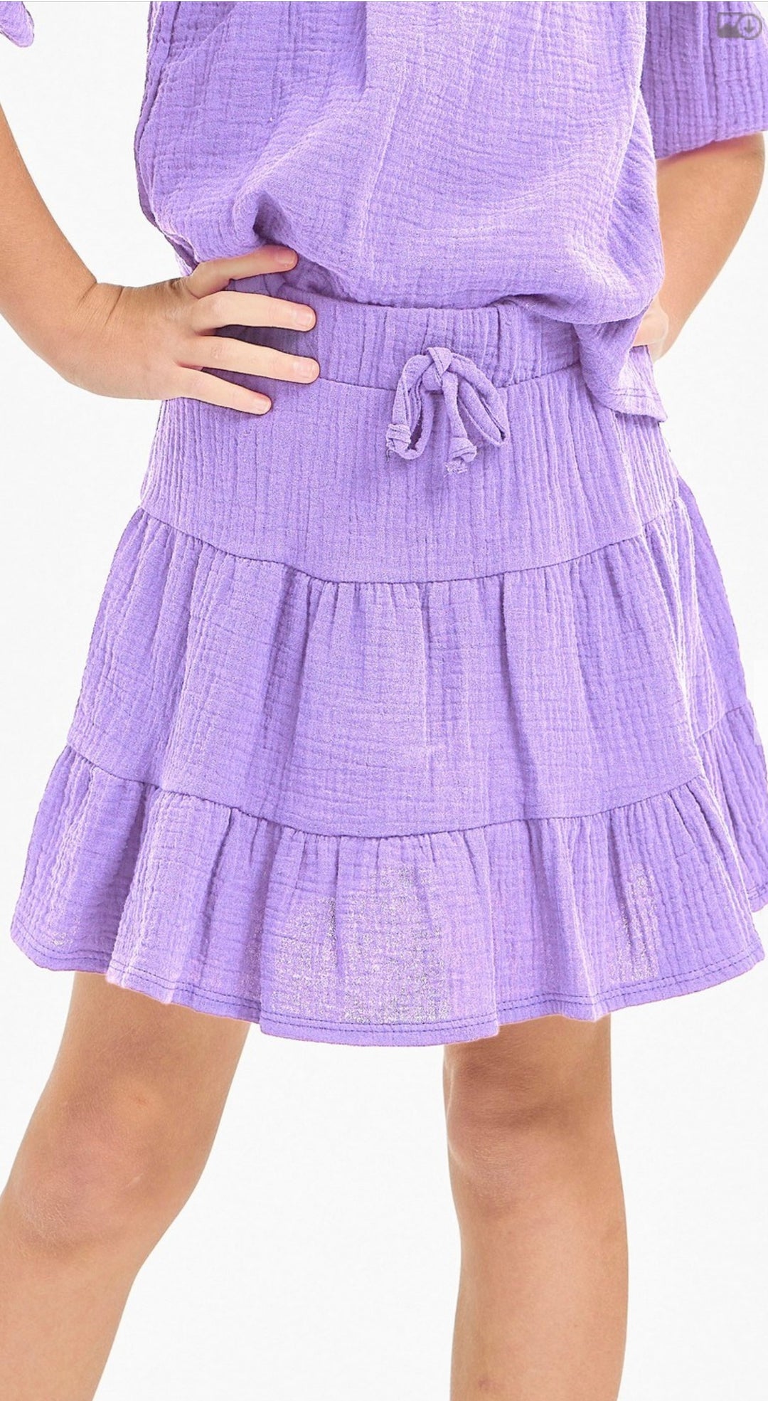 Lavender Gauze Skirt