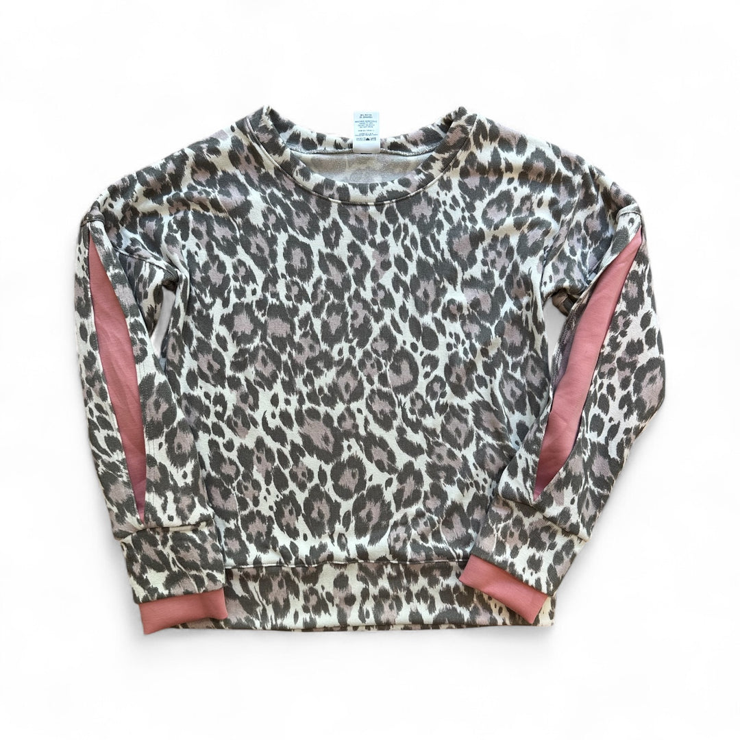 Brown Leo Combo Top