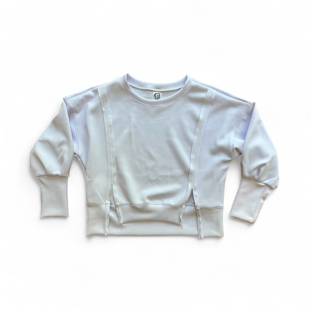 White Scuba Sweatshirt