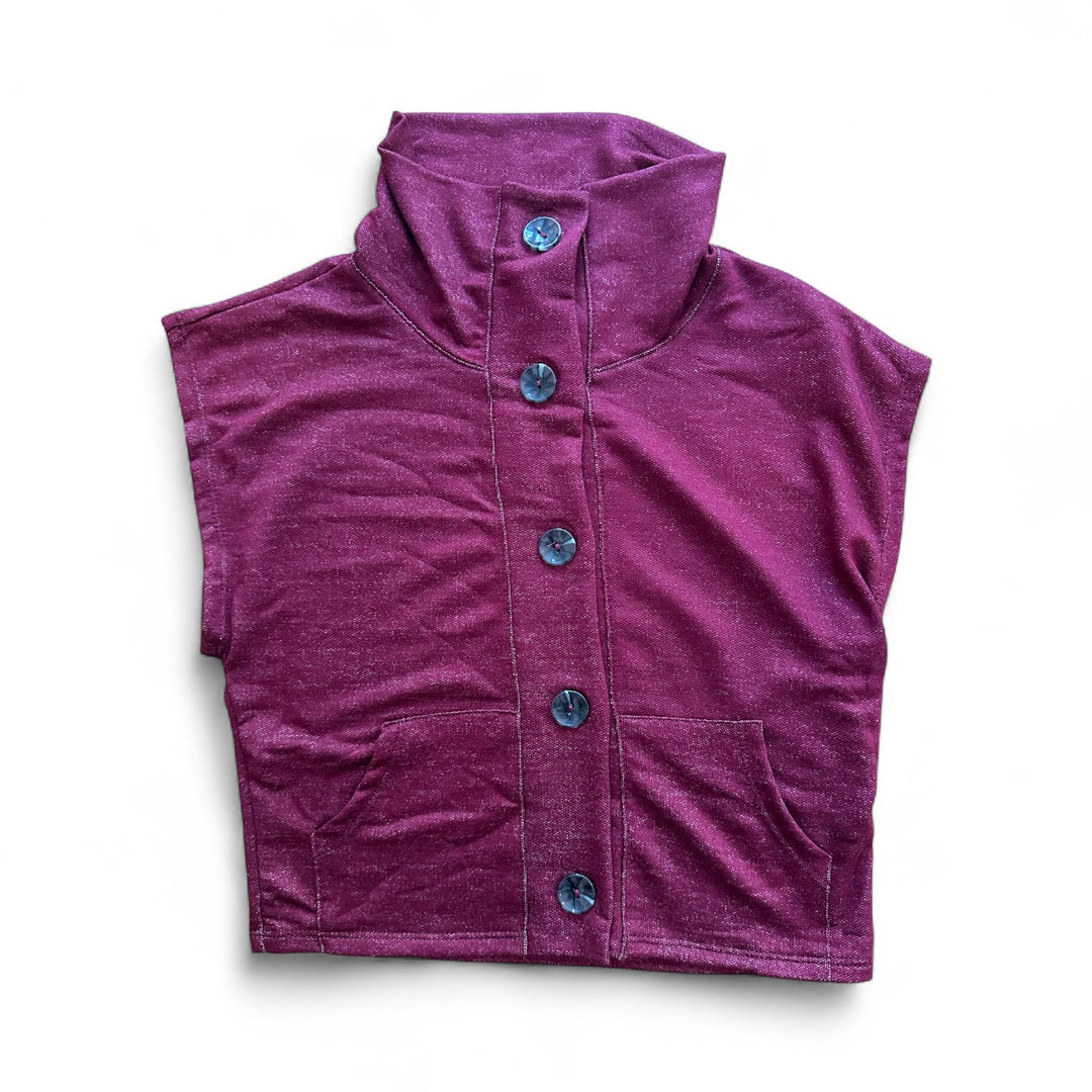 Maroon Terry Vest