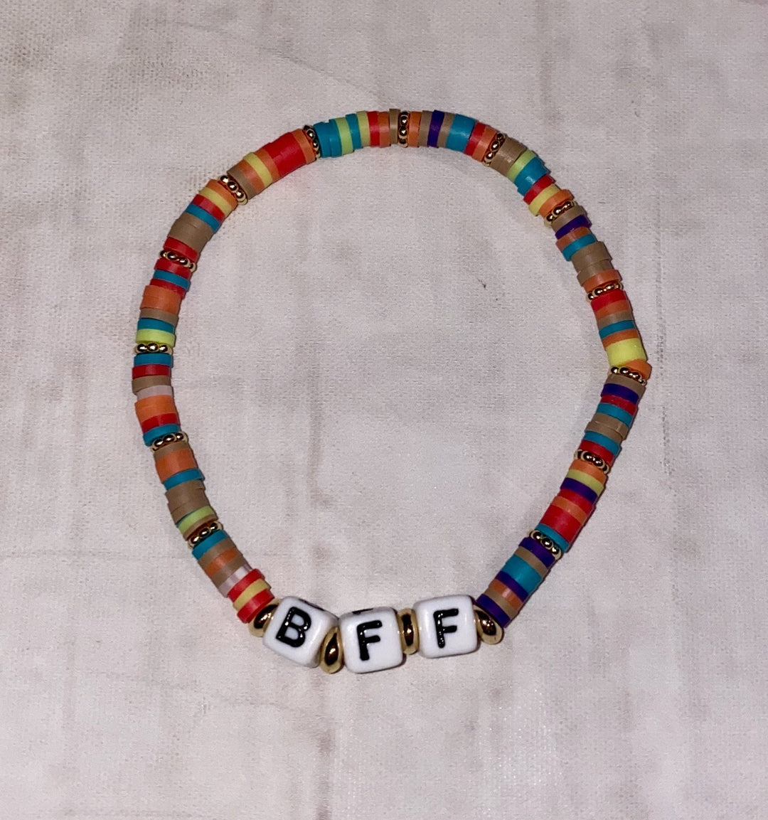 BFF Cube Bead Bracelet - jernijacks