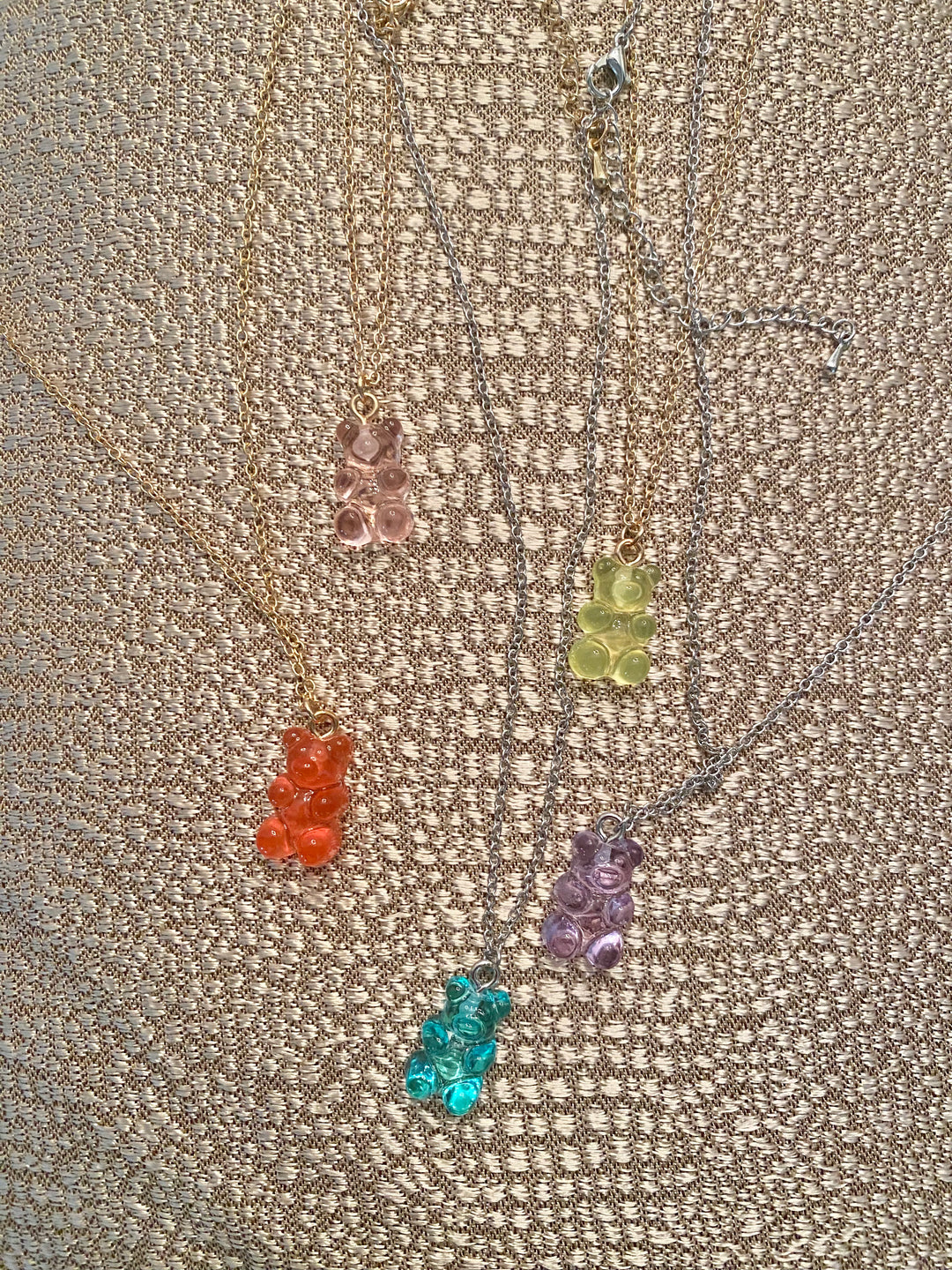 Gummy Bear Necklace and Earring Set