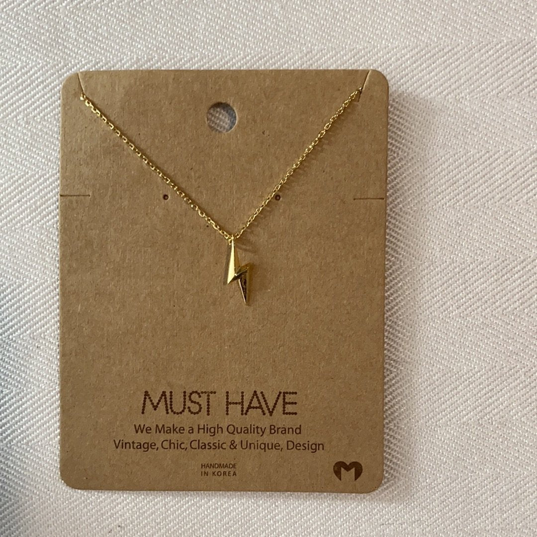 Lightning Pendant Necklace - jernijacks