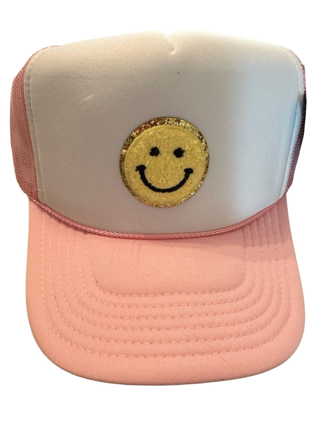 Pink Smiley Trucker Hat - jernijacks