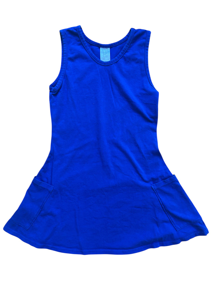 Royal Blue Tank Dress with Pockets