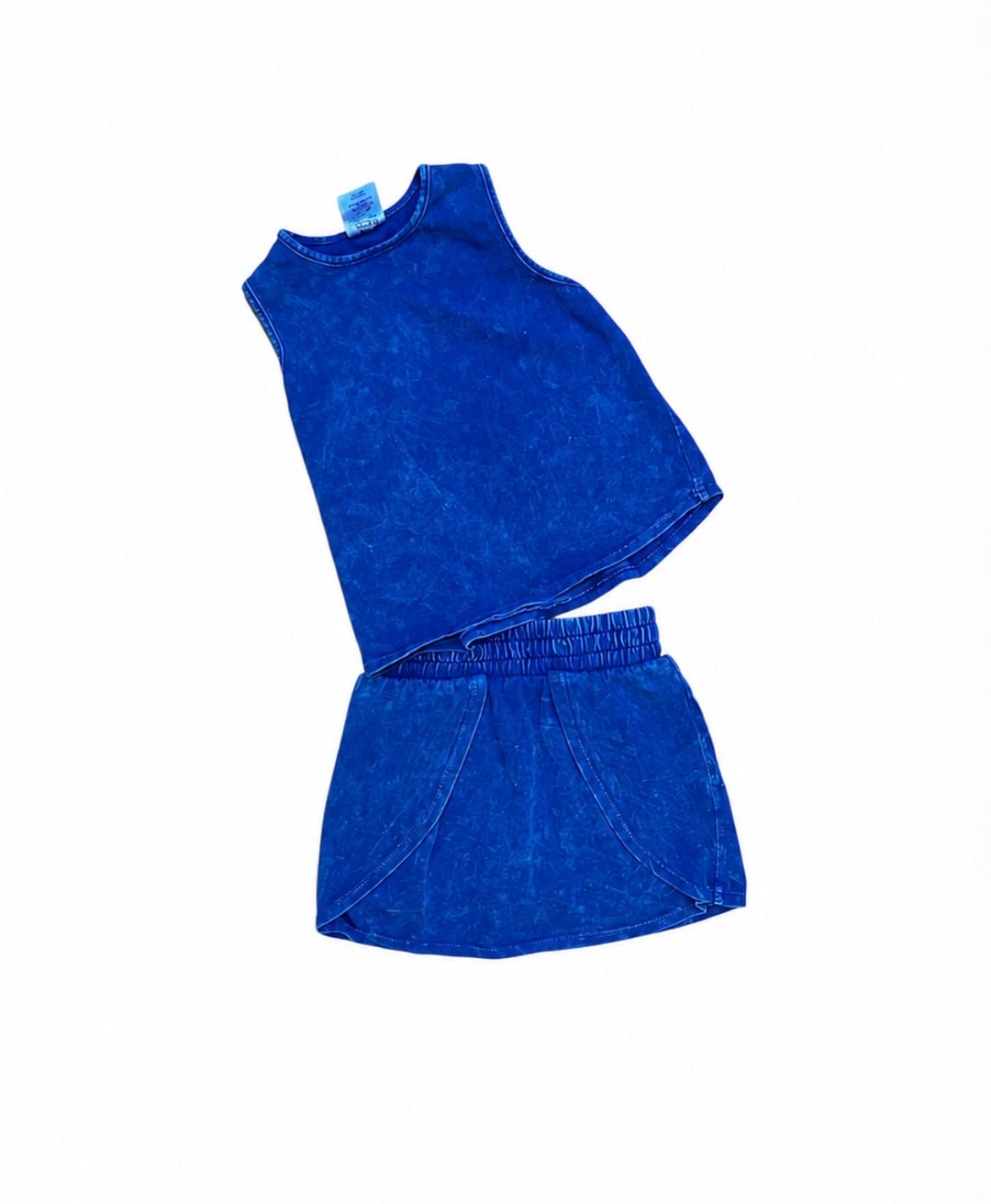 Blue Vintage Washed Skort