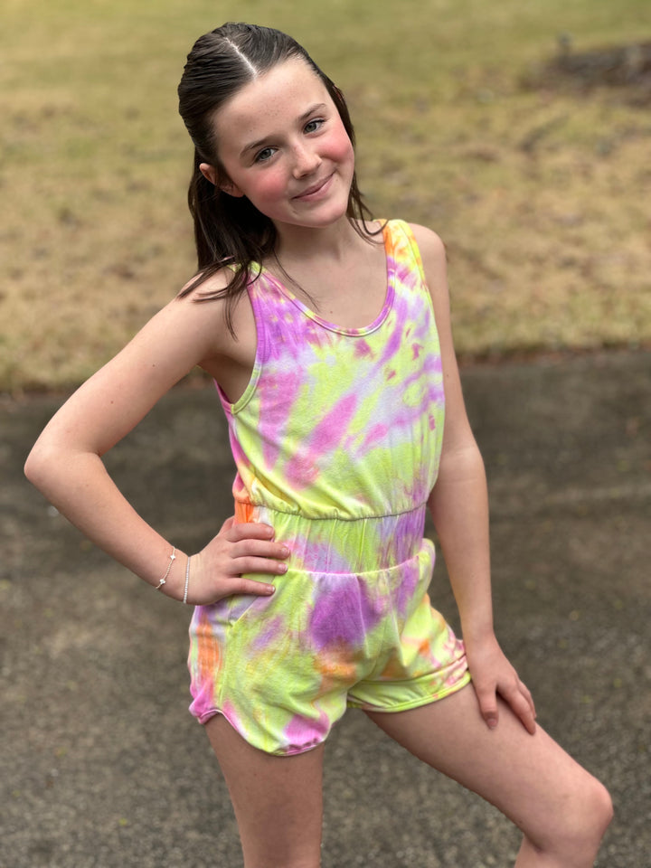 Pastel Tie Dye Romper