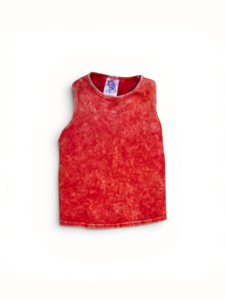 Orange Vintage Washed Tank