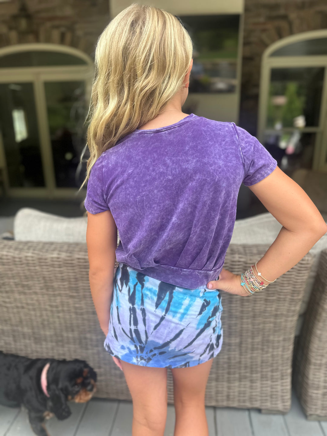 Purple Vintage Washed Top