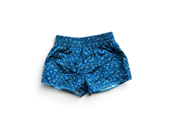 Blue Floral Shorts