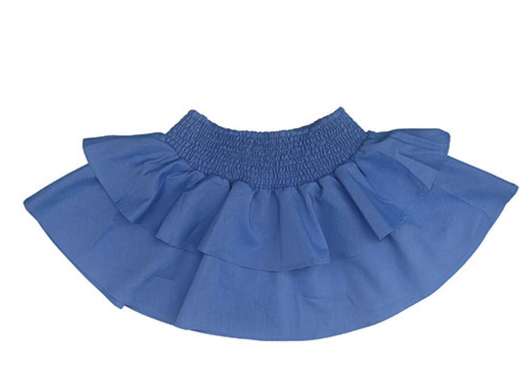Chambray 2 Tier Skort