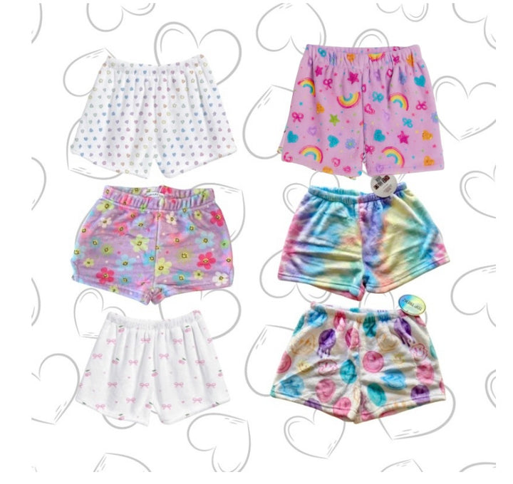 Fuzzy PJ Shorts