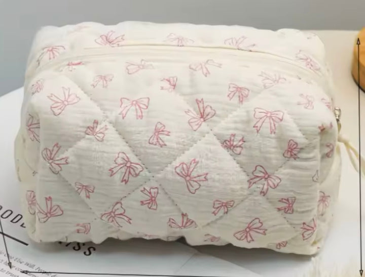 Quilted Makeup Bags-3 PRINTS!