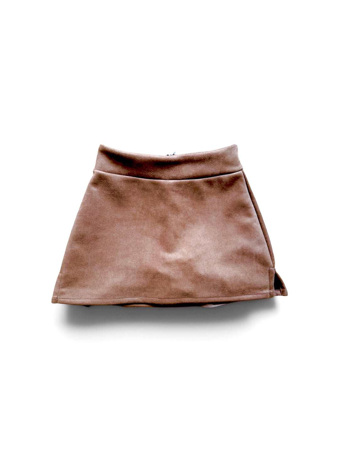 Camel Suede Skort