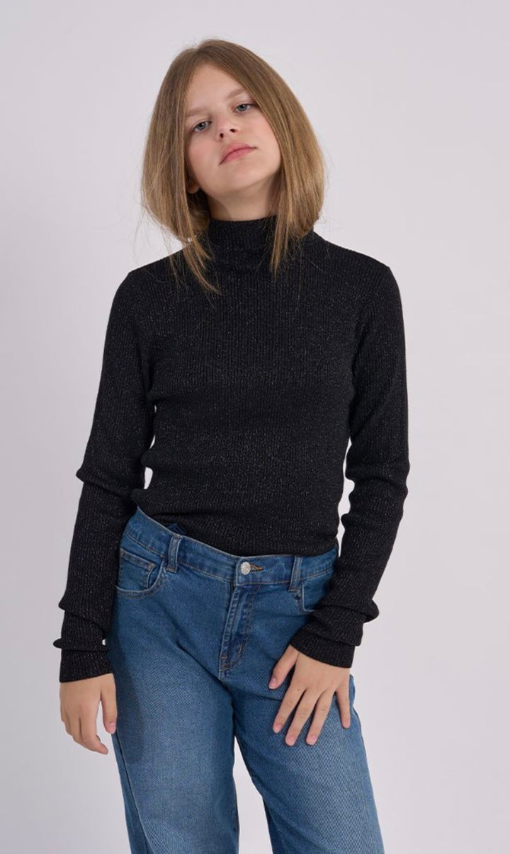 Black Knitted Sweater