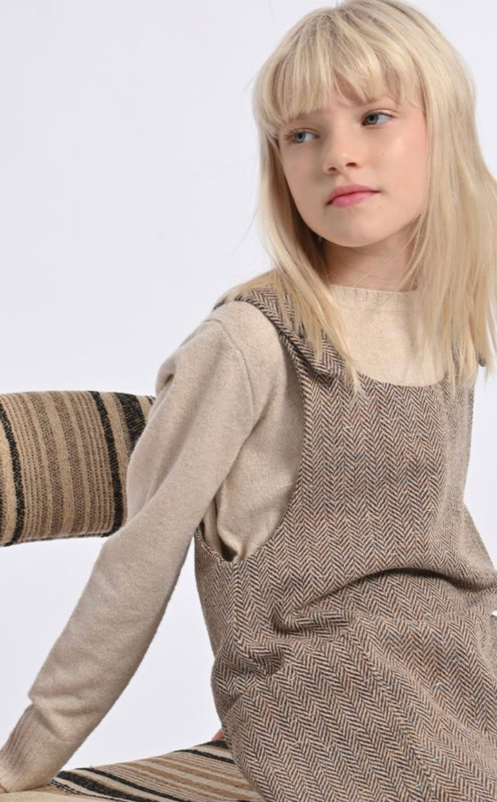 Beige Knitted Sweater