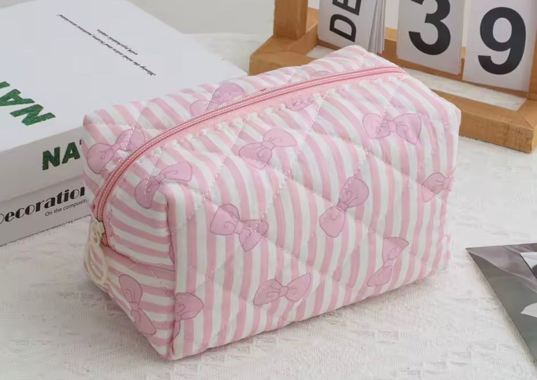 Quilted Makeup Bags-3 PRINTS!