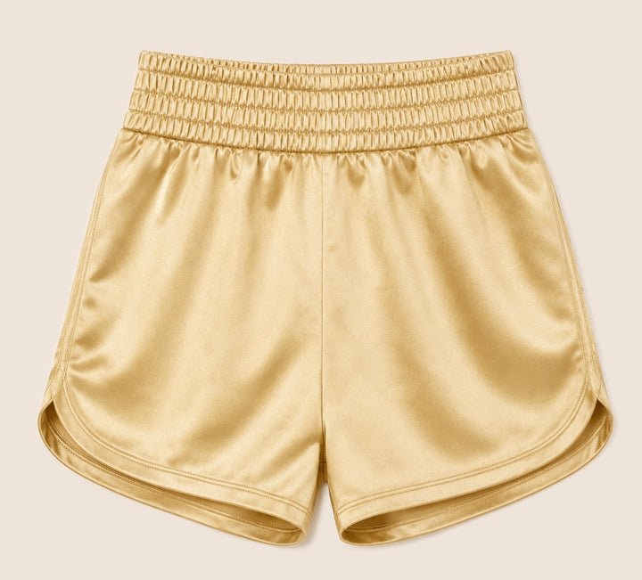 Shiny Gold Shorts