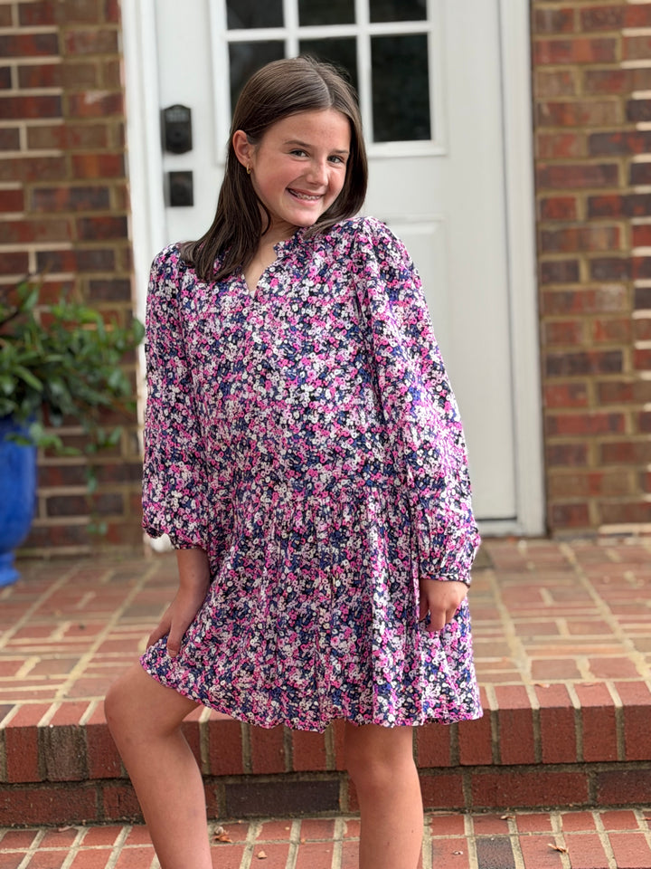 Pink Floral Dress