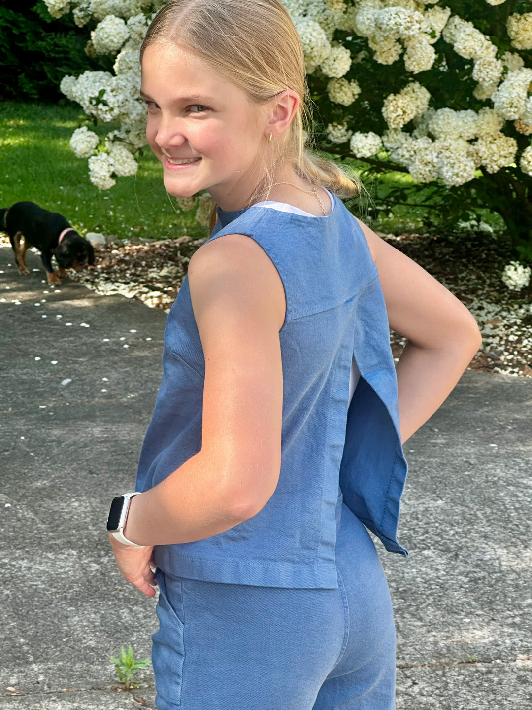 Blue Denim Skort