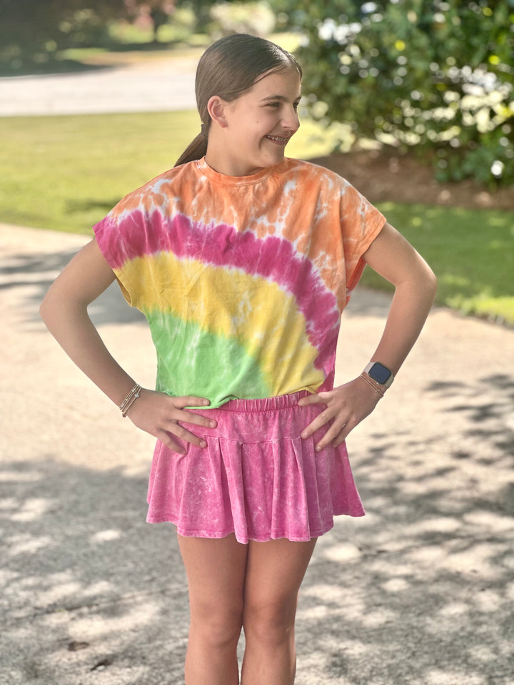 Tie Dye Slouchy Top-Reef