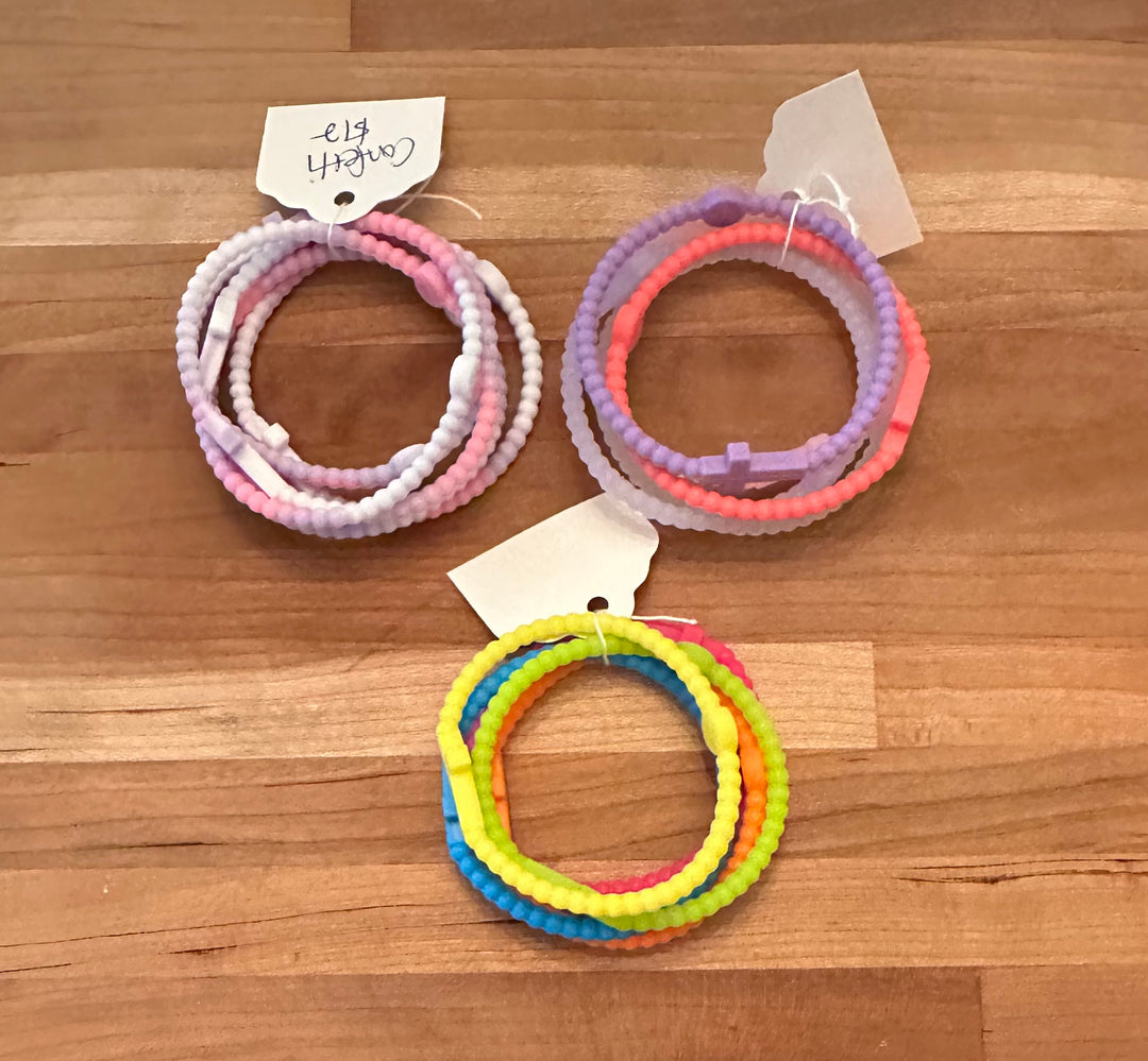 Jelly Cross Bracelets-3 options!
