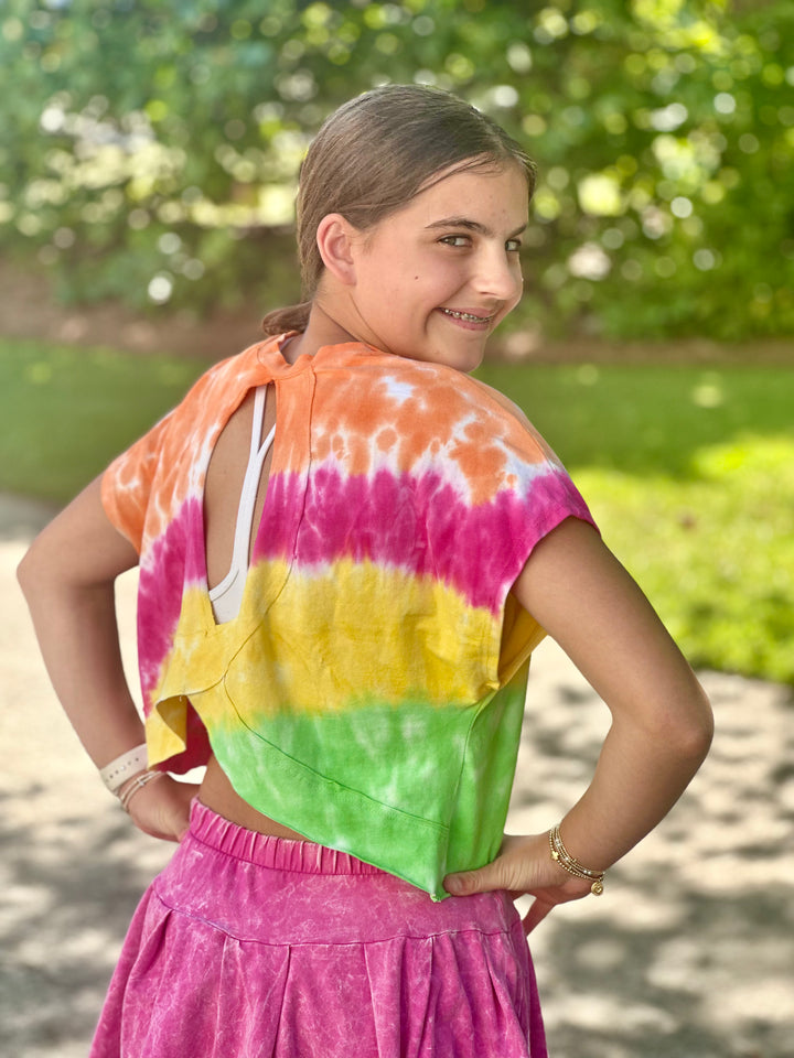 Tie Dye Slouchy Top-Reef