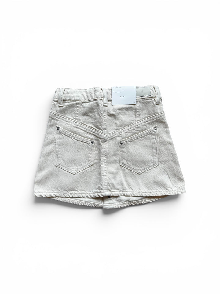 Cream Jenny Mini Skirt