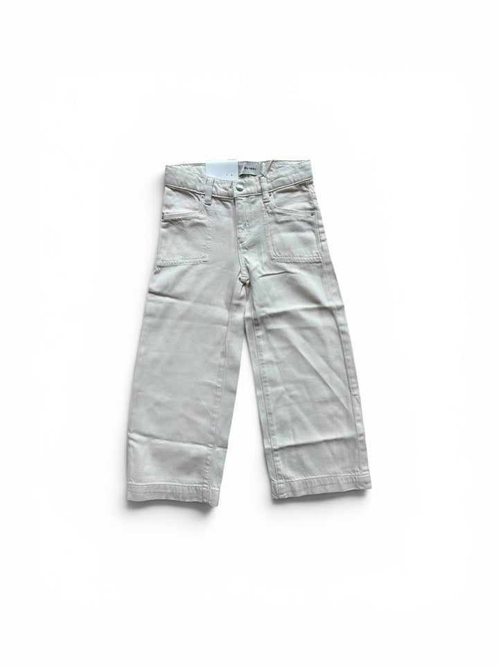 Cream Lily Wide Leg Jean