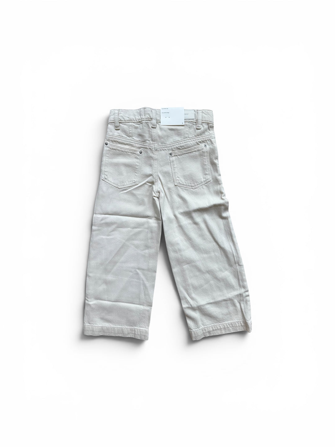 Cream Lily Wide Leg Jean