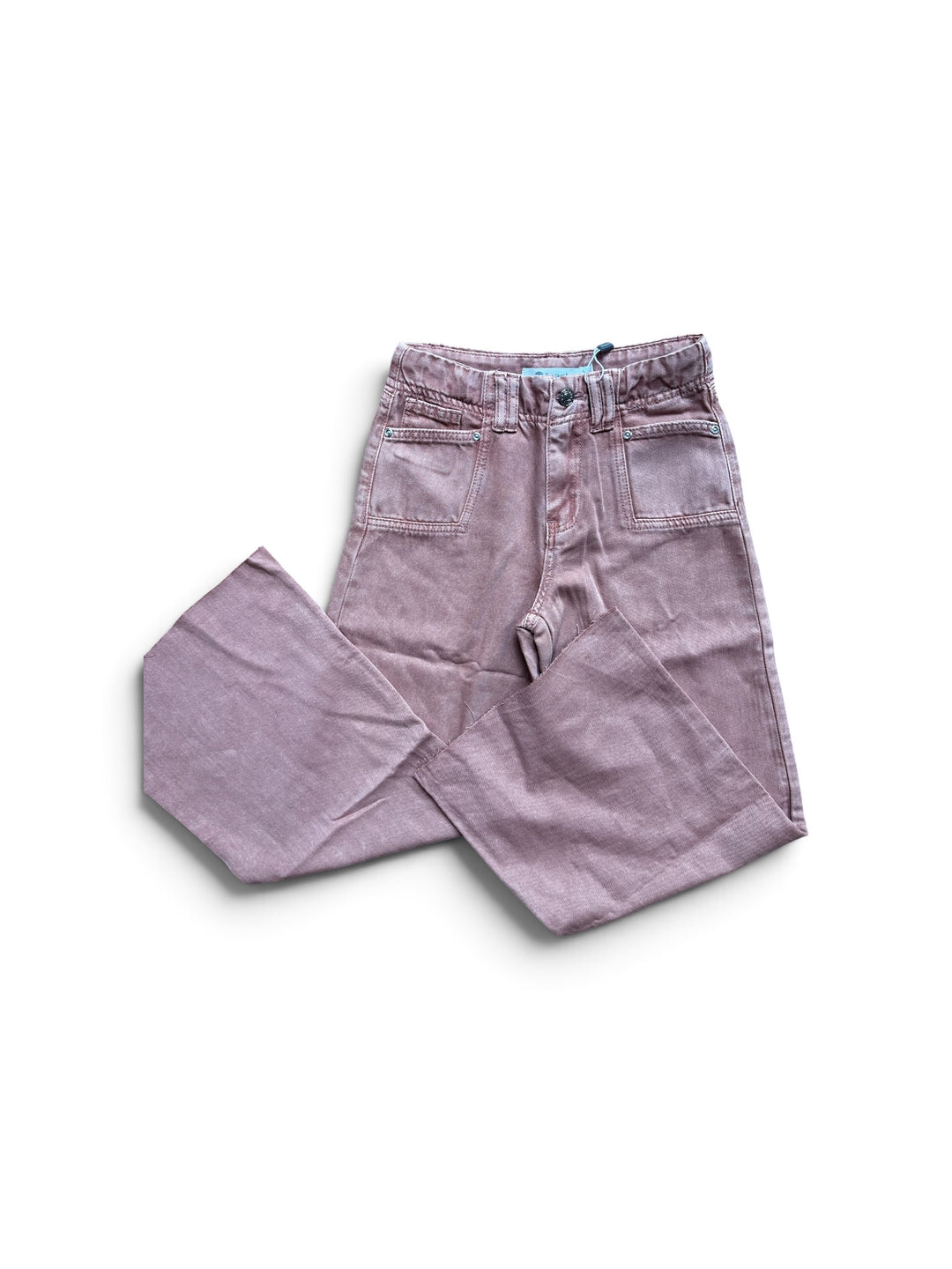 Utility Pocket Wide Leg Pant-Misty Rose