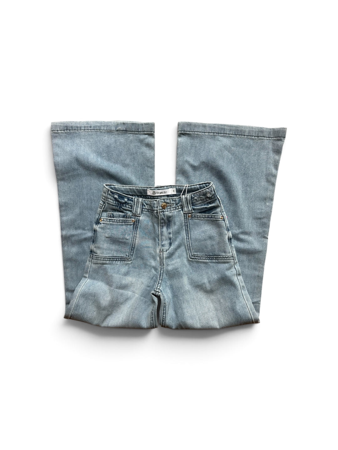 Utility Pocket Wide Leg Jean in Indigo