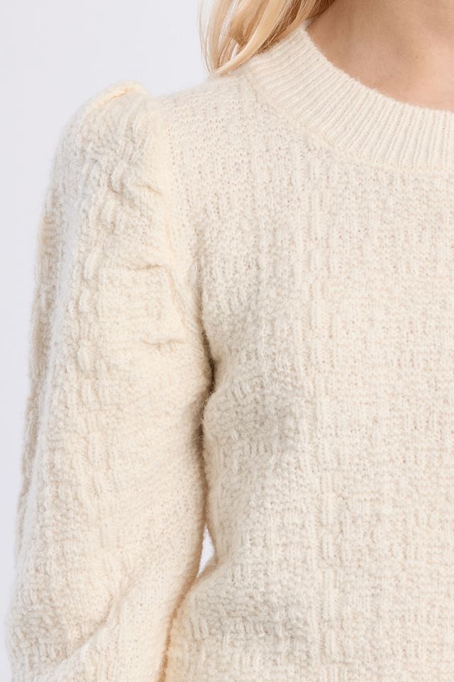 Cream Knitted Sweater