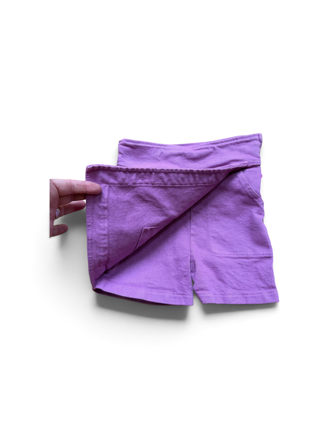 Magenta Denim Skort