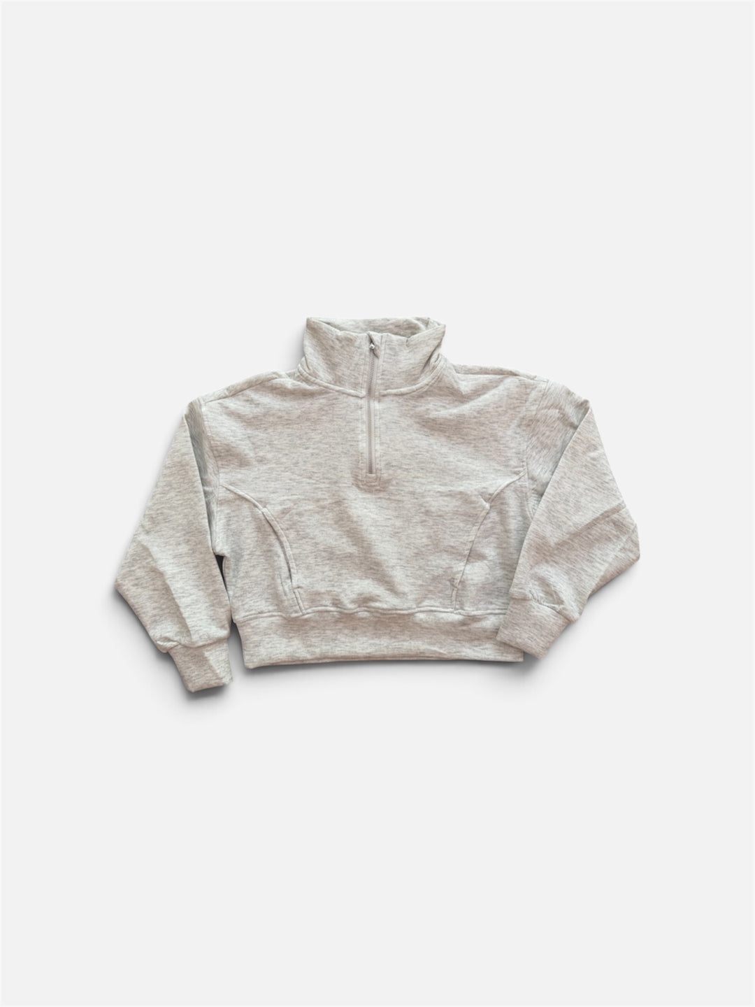 Grey 1/4 Zip Sweatshirt