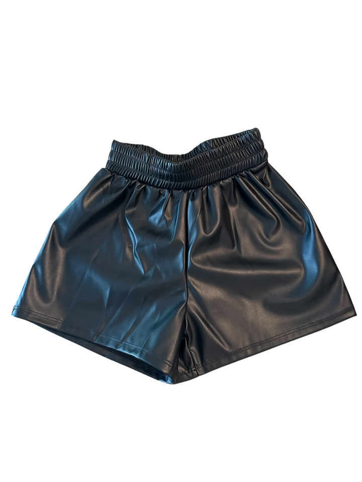 Faux Leather Shorts