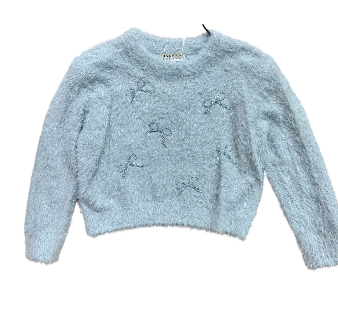 Metallic Sweater with Bows