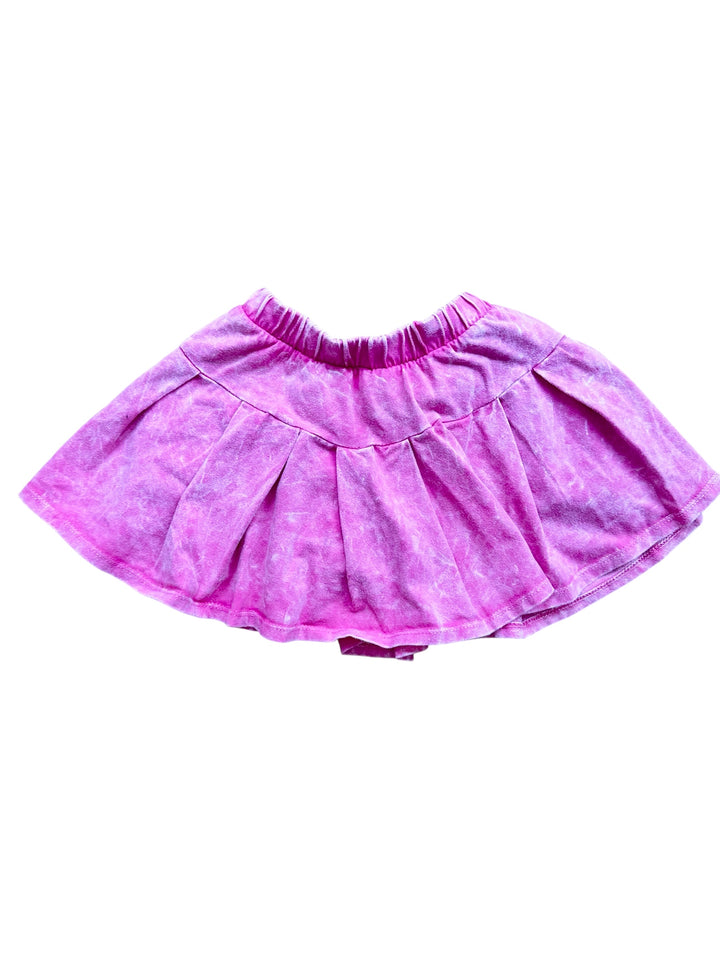 Pink Vintage Washed Skort