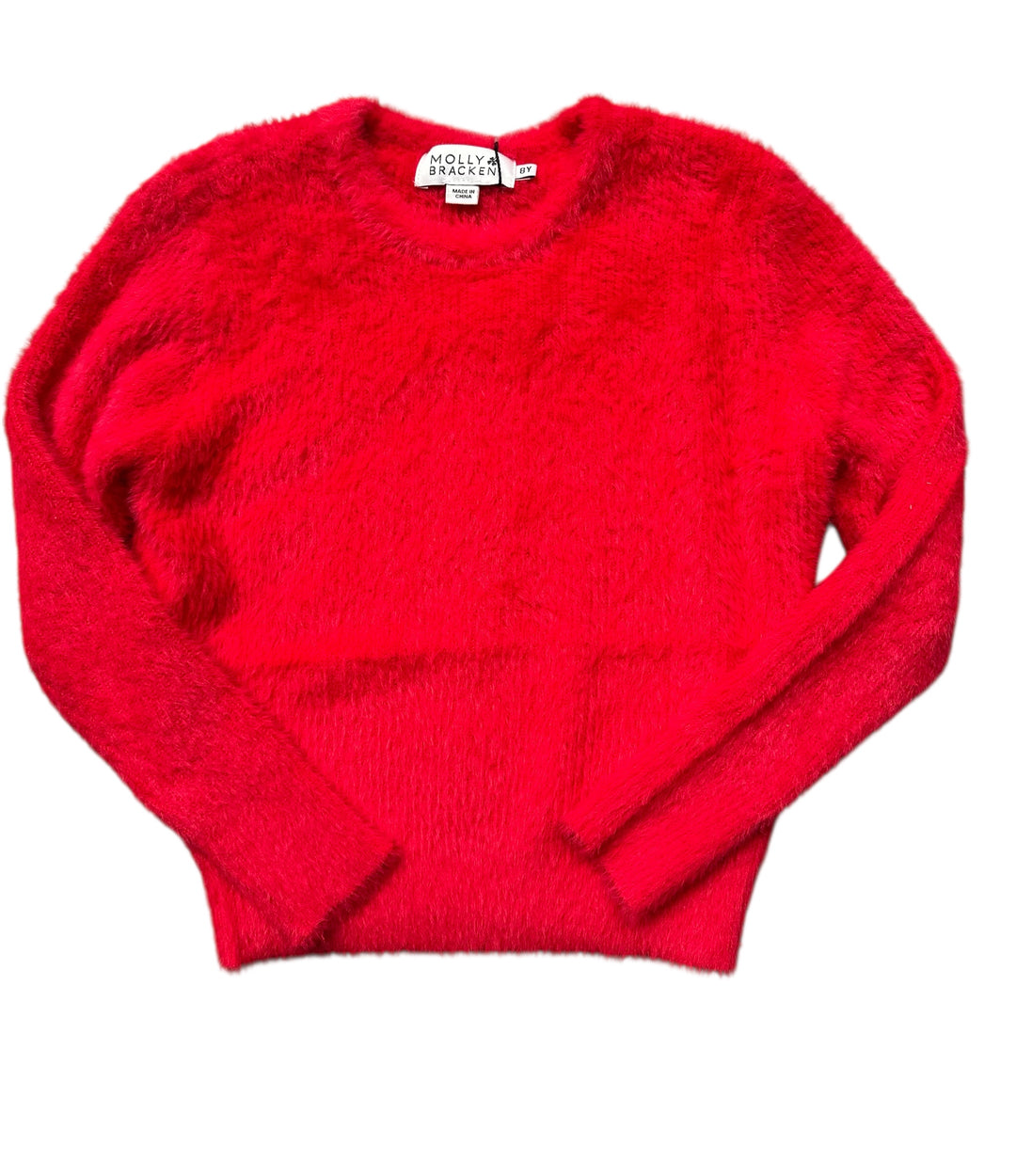Coral Red Knitted Sweater