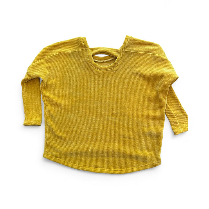 Gold Keyhole Top