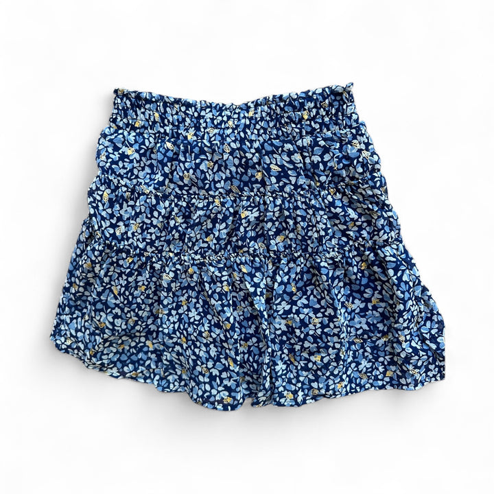 Blue Floral Skirt