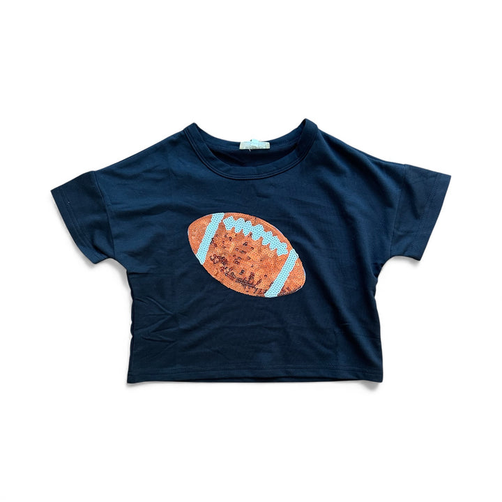 Sequin Football Tee