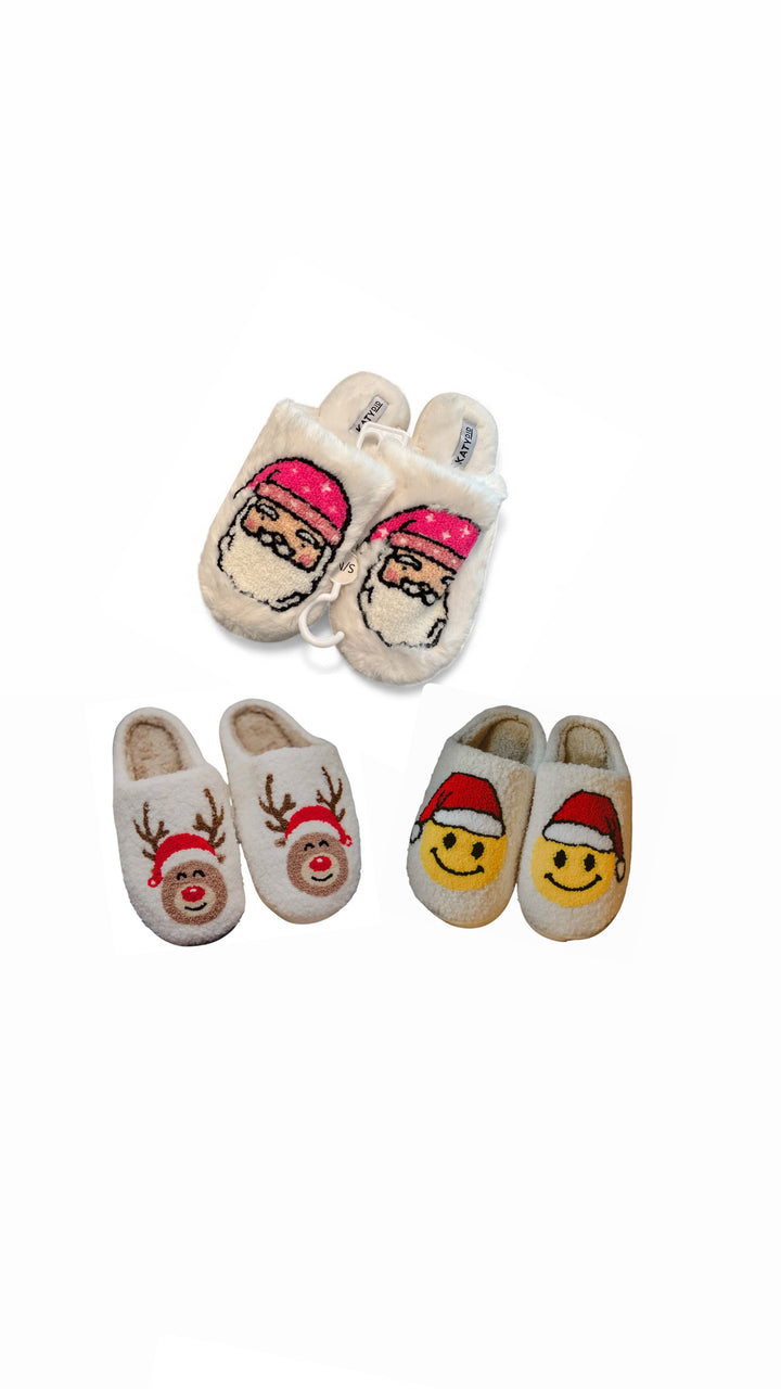 Christmas Slippers-3 Designs