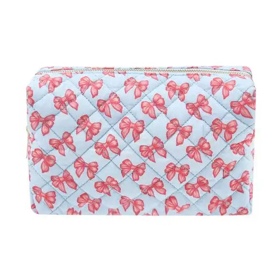 Quilted Travel Cosmetic Bag-2 PRINTS!