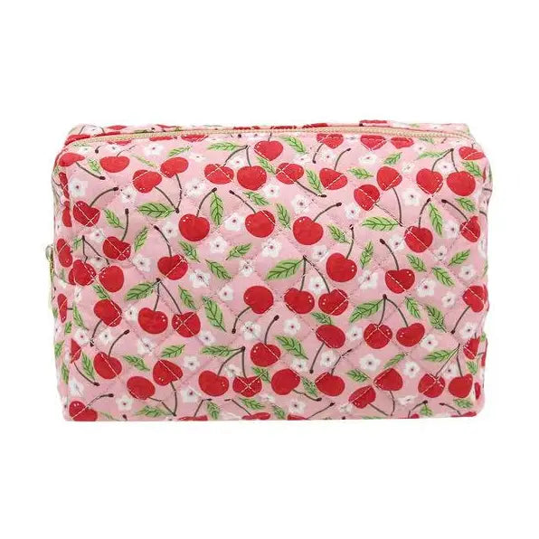 Quilted Travel Cosmetic Bag-2 PRINTS!