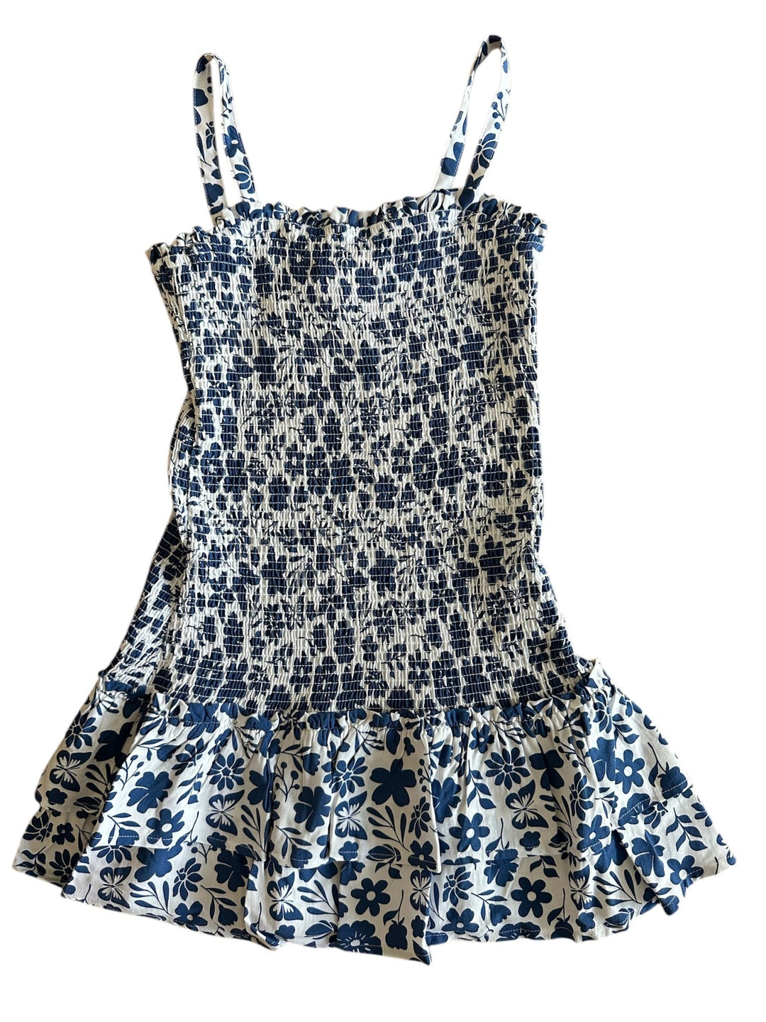 Blue Waves Floral Dress - jernijacks