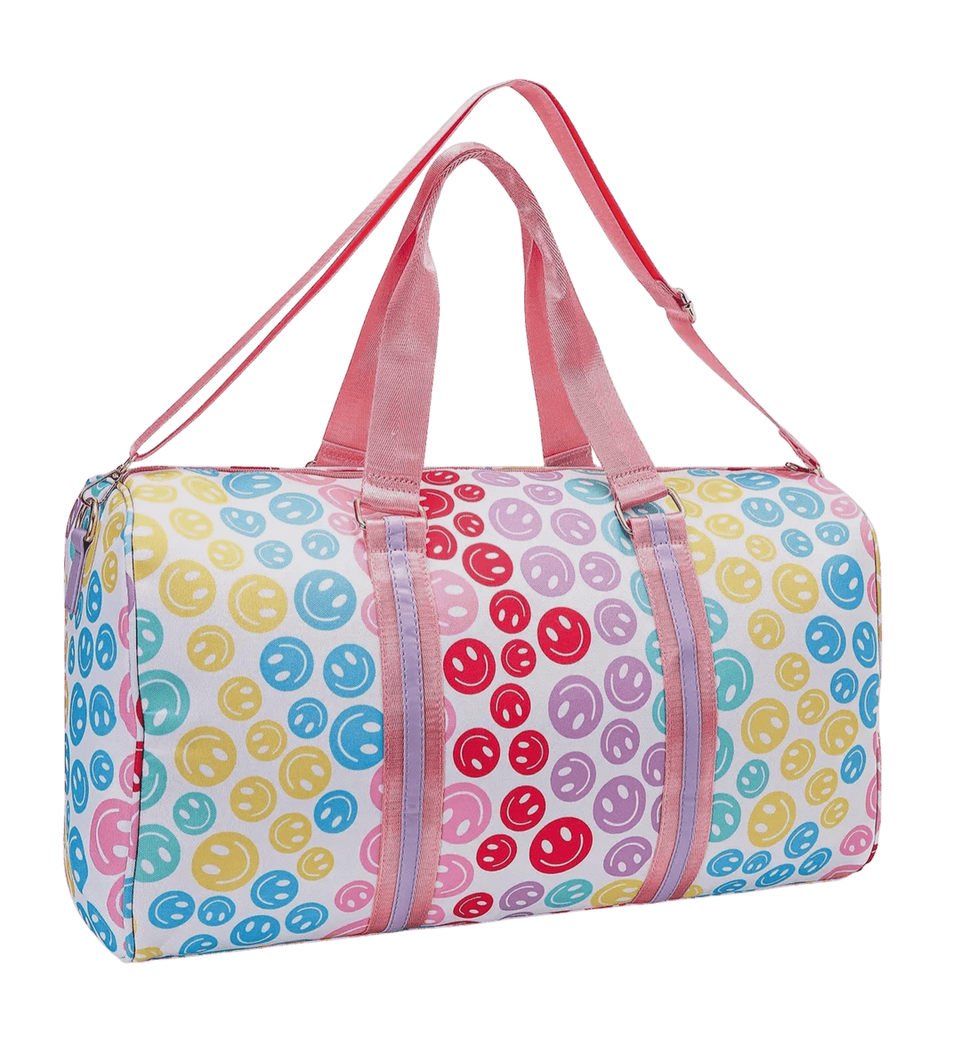 Colorful Smiley Duffel Bag - jernijacks