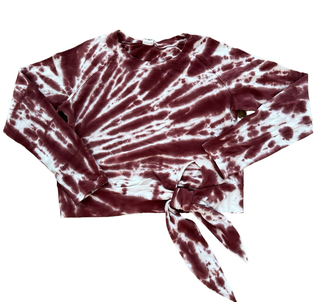 Crimson Tie Dyed Top - jernijacks