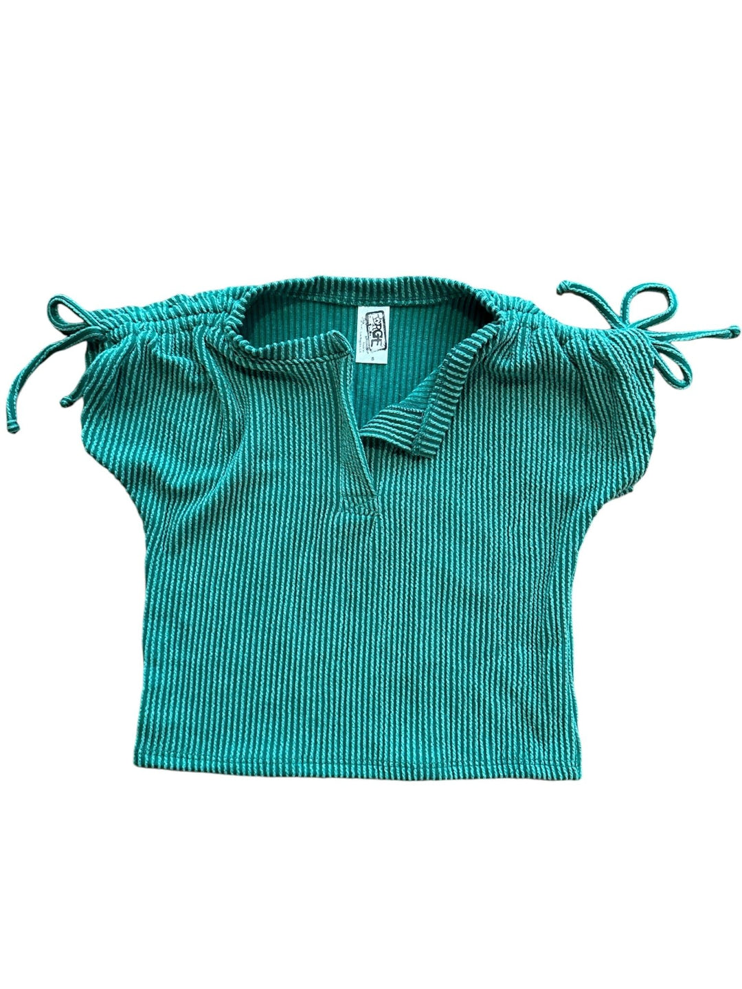 Green Waved Rib Top - jernijacks